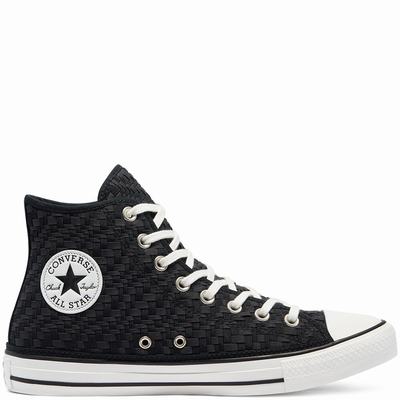 Converse Tonal Weaving Chuck Taylor All Star - Naisten Matalavartiset Tennarit - Mustat/Valkoinen